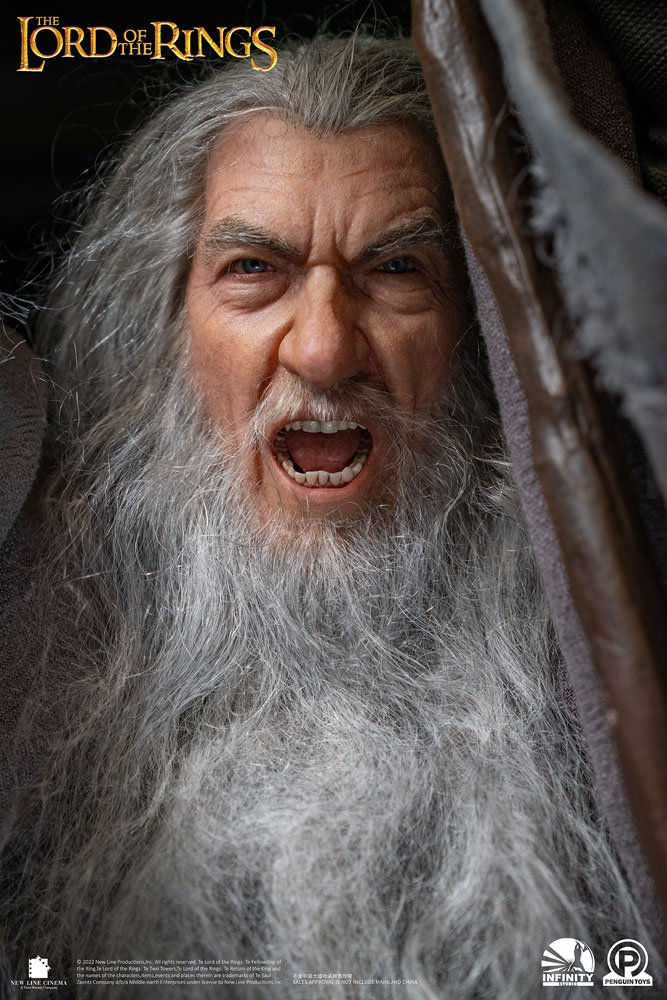 Miniatura: Lord Of The Rings Master Forge 1/2 Gandalf The Grey Ultimate Edition 156 cm