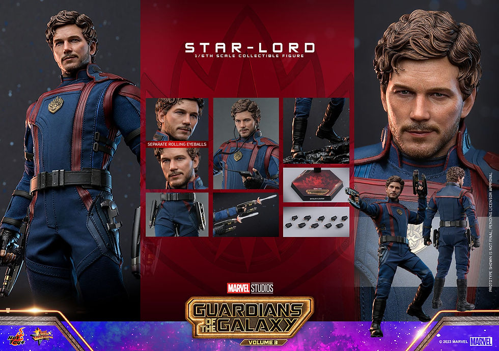 Thumbnail: Guardians of the Galaxy Vol. 3 Movie Masterpiece 1/6 Star-Lord 31 cm