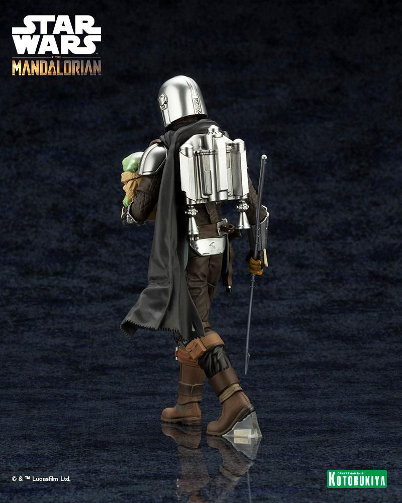 Thumbnail: The Mandalorian ARTFX Statue 1/10 Mandalorian & Grogu with Beskar Staff 18 cm