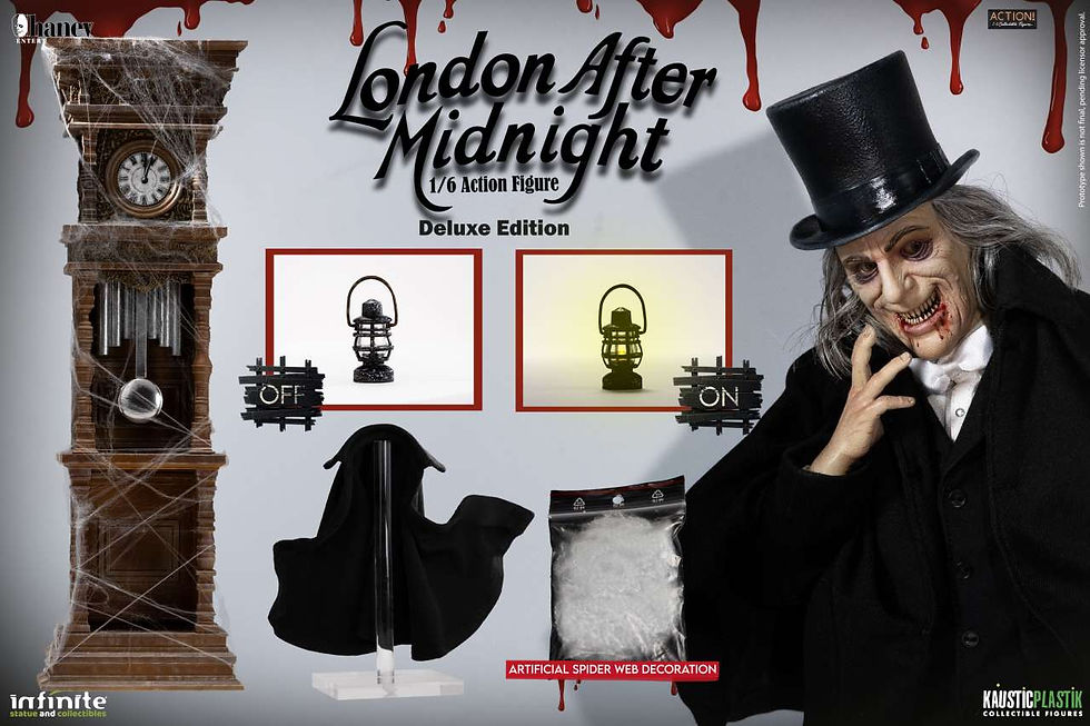 Miniatura: Lon chaney as london after midnight 1/6 action figure deluxe version