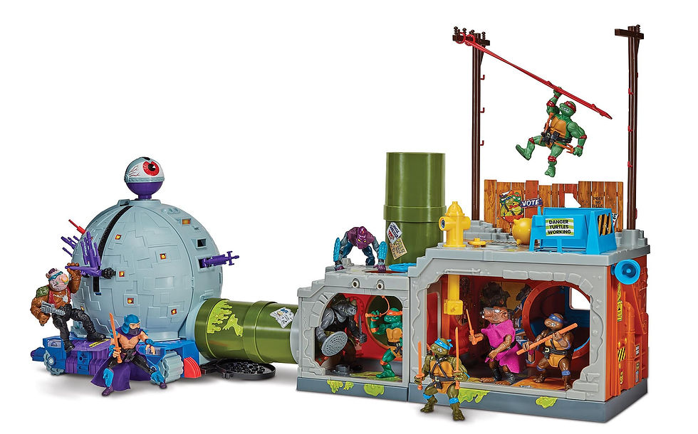 Thumbnail: Teenage Mutant Ninja Turtles Building Secret Sewer Lid Playset Mutant Module 30c
