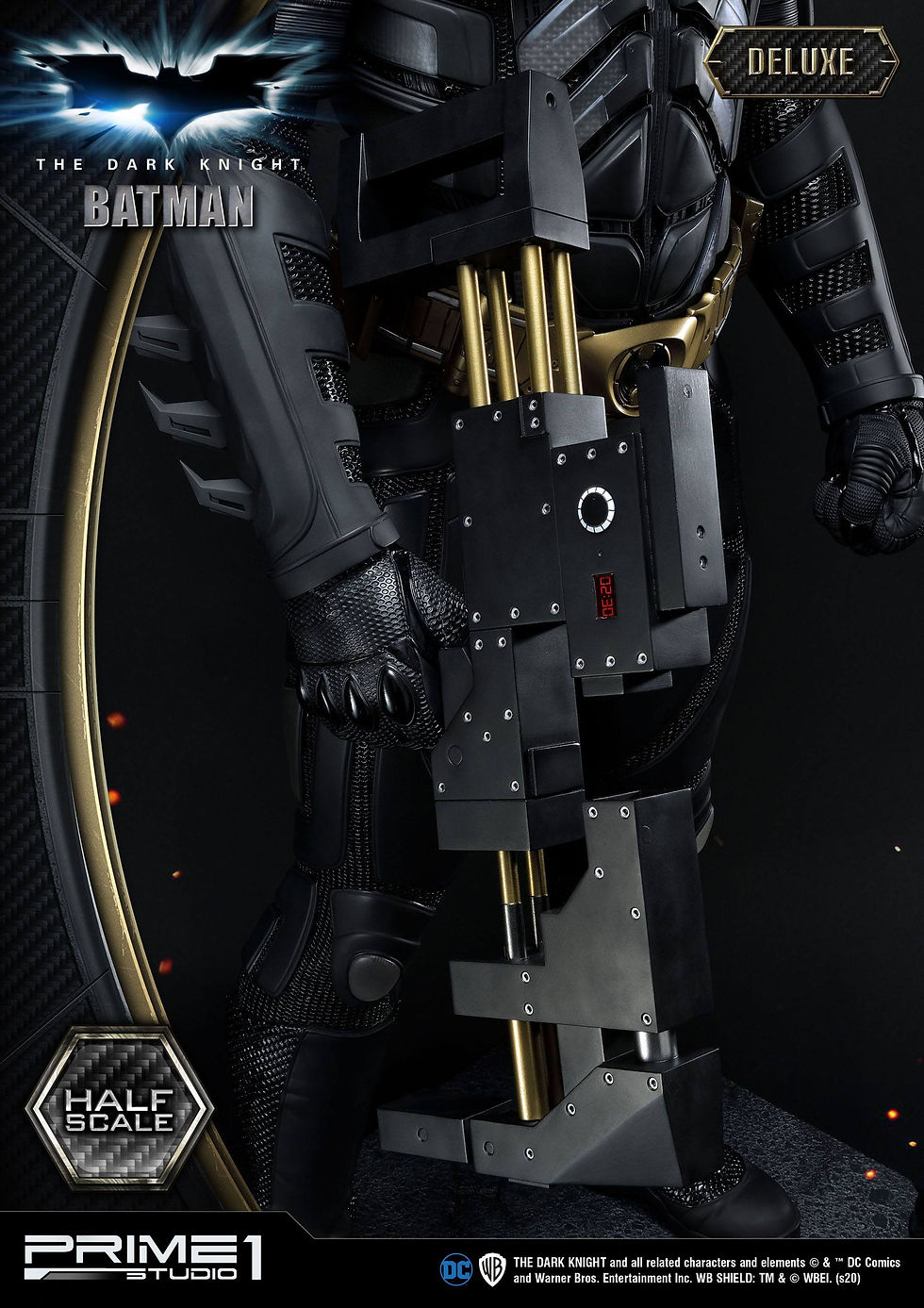 Thumbnail: The Dark Knight 1/2 Statue Batman Deluxe Version 104 cm