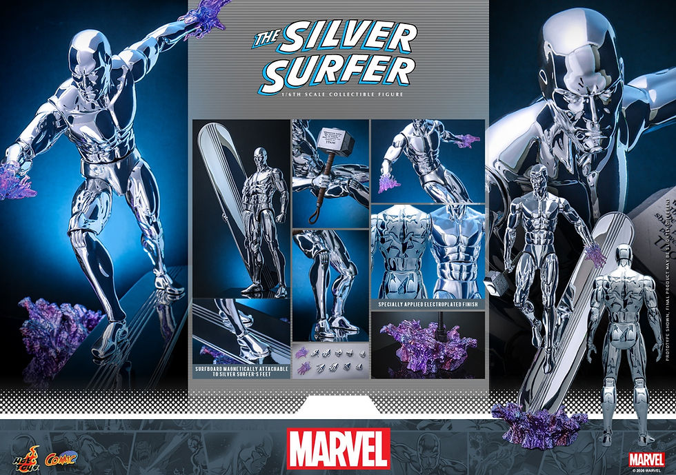 Miniatura: Marvel Comics 1/6 The Silver Surfer  CMS033