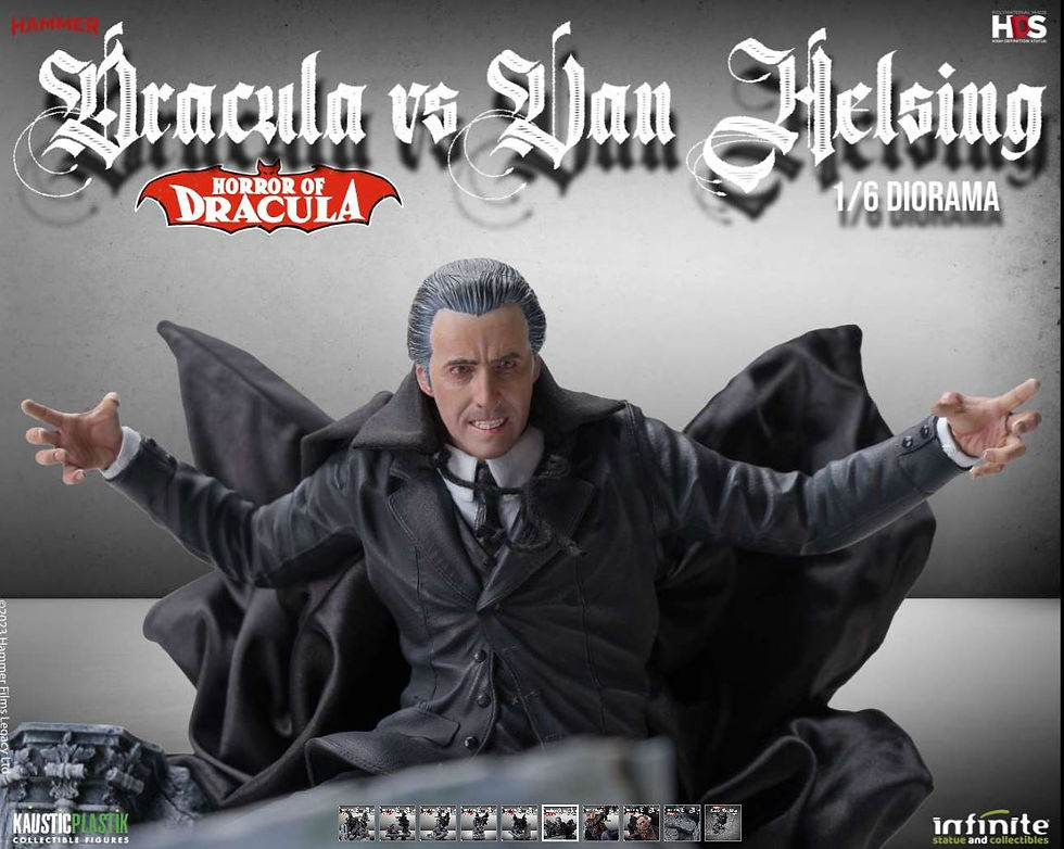 Miniatura: Horror Of Dracula - Dracula Vs Van Helsing 1/6 Diorama
