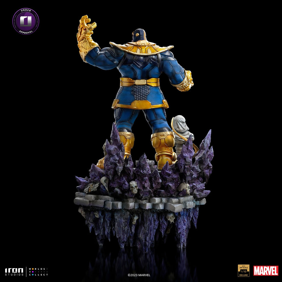 Miniatura: Marvel Deluxe BDS Art Scale Statue 1/10 Thanos Infinity Gaunlet Diorama 42 cm