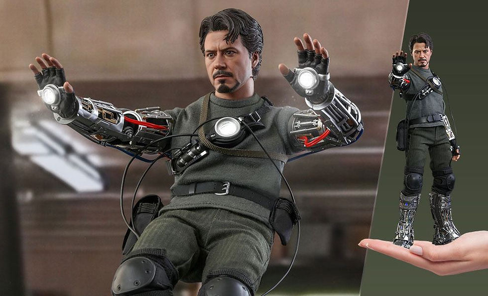 Thumbnail: Iron Man 1/6 Tony Stark (Mech Test Deluxe Version) 30 cm