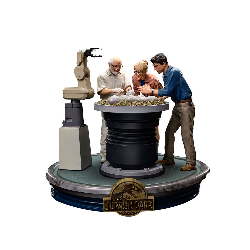 Miniatura: Jurassic Park Scale Statue 1/10 Dino Hatching 23 cm