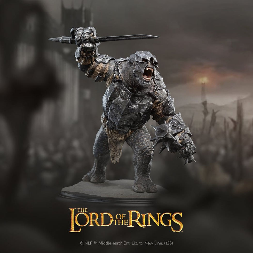 Miniatura: Lord of the Rings Statue Olog-hai of the Black Gate 14 cm