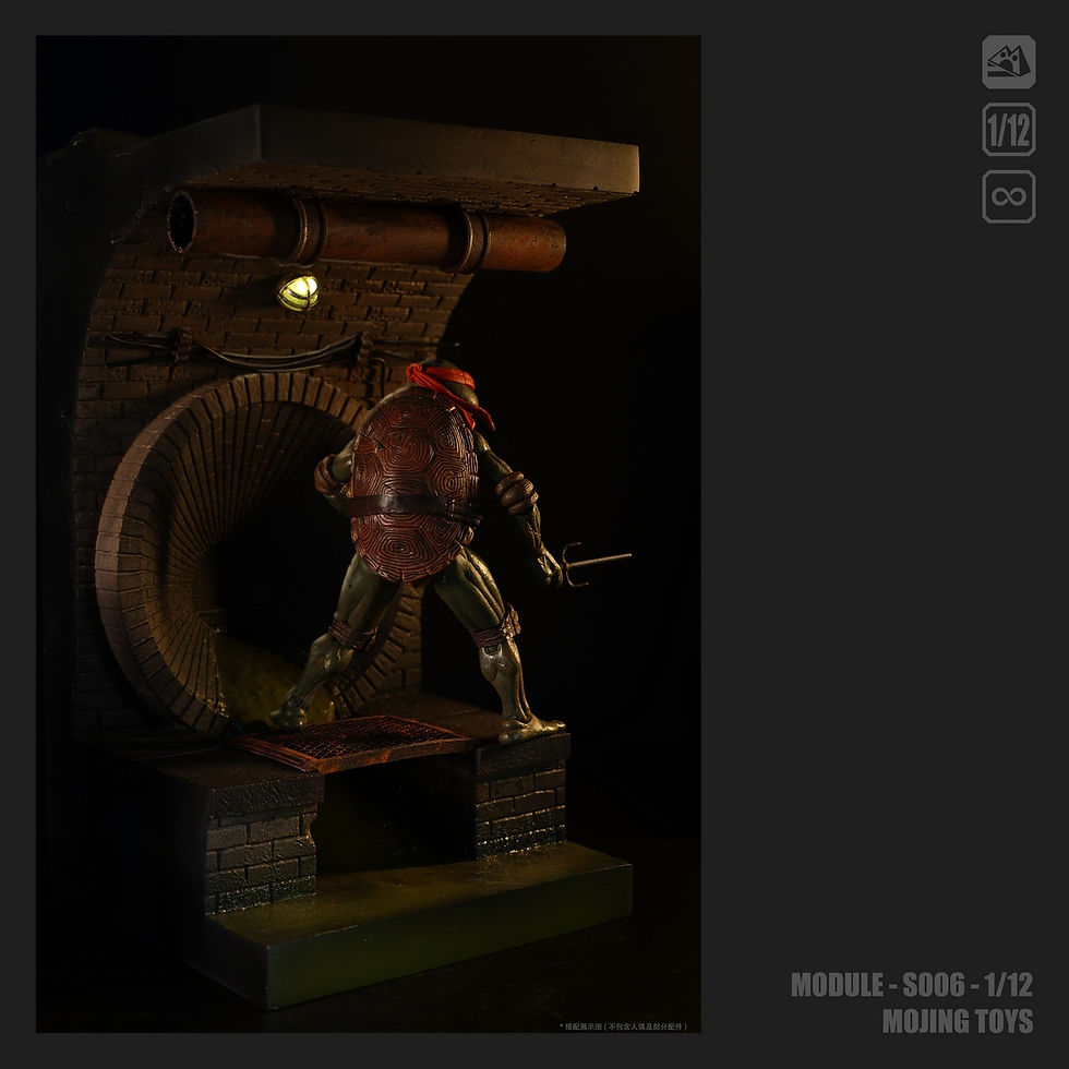 Miniatura: Mojing Toys 1/12 American Comic Sewer Diorama S006