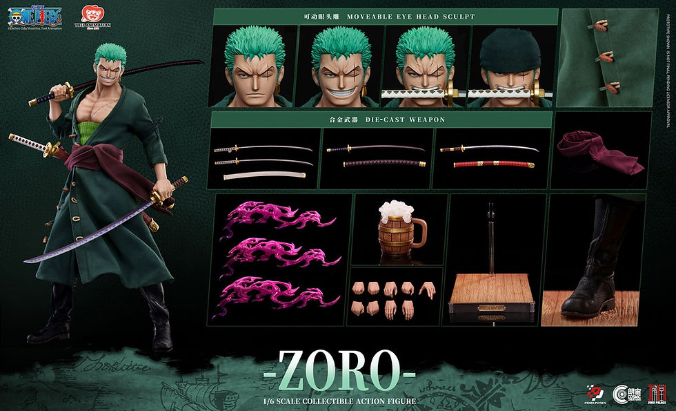 Thumbnail: Pixel Poses One Piece 1/6 Roronoa Zoro PP-200595