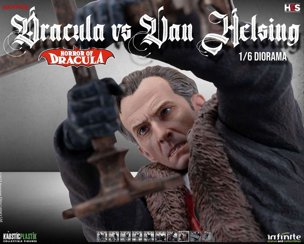 Miniatura: Horror Of Dracula - Dracula Vs Van Helsing 1/6 Diorama