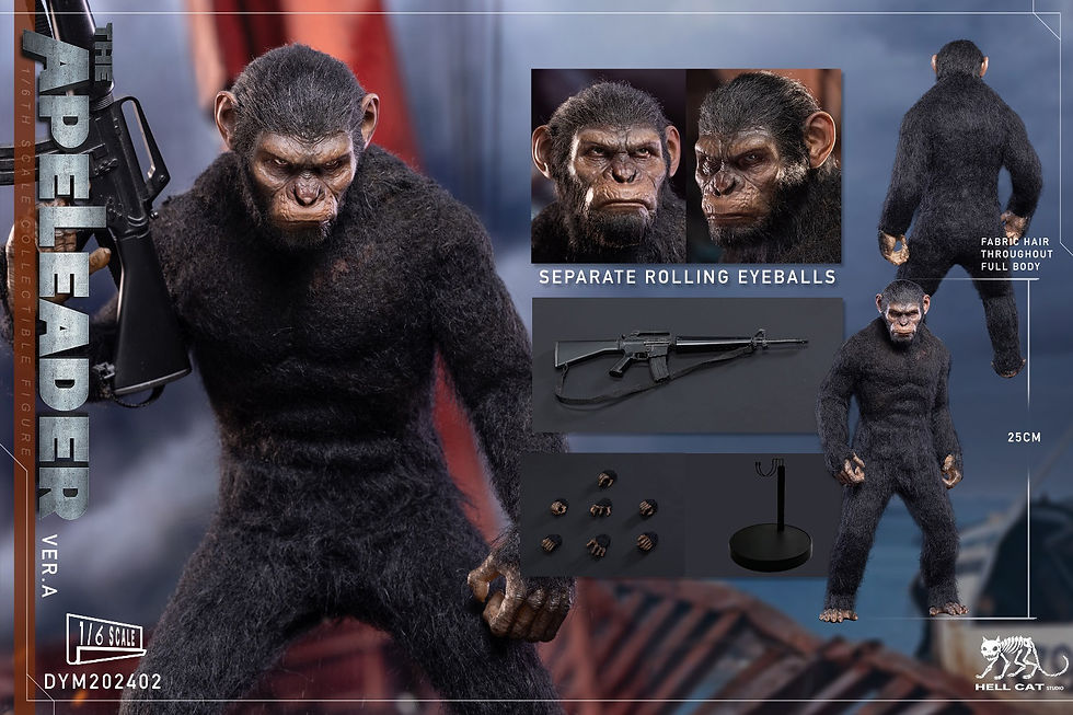 Thumbnail: Hellcat Planet of the Apes 1/6 The Apes Leader DYM202402