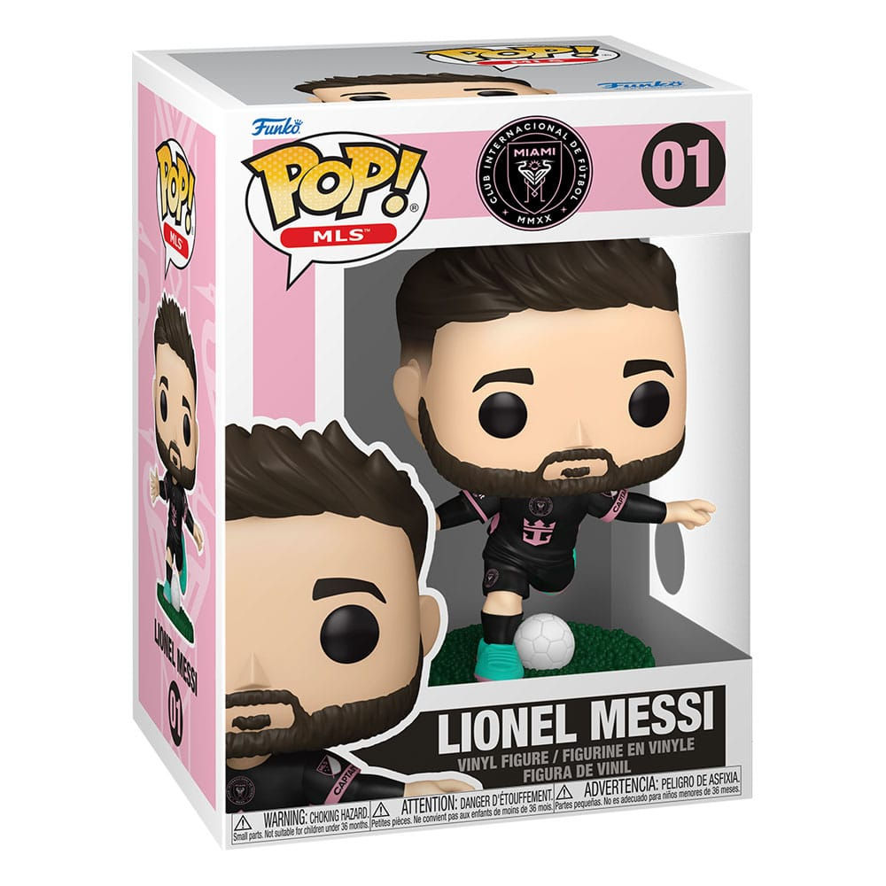 MLS POP! Sports Vinyl Figure 01 Inter Miami Lionel Messi(away) 9 cm