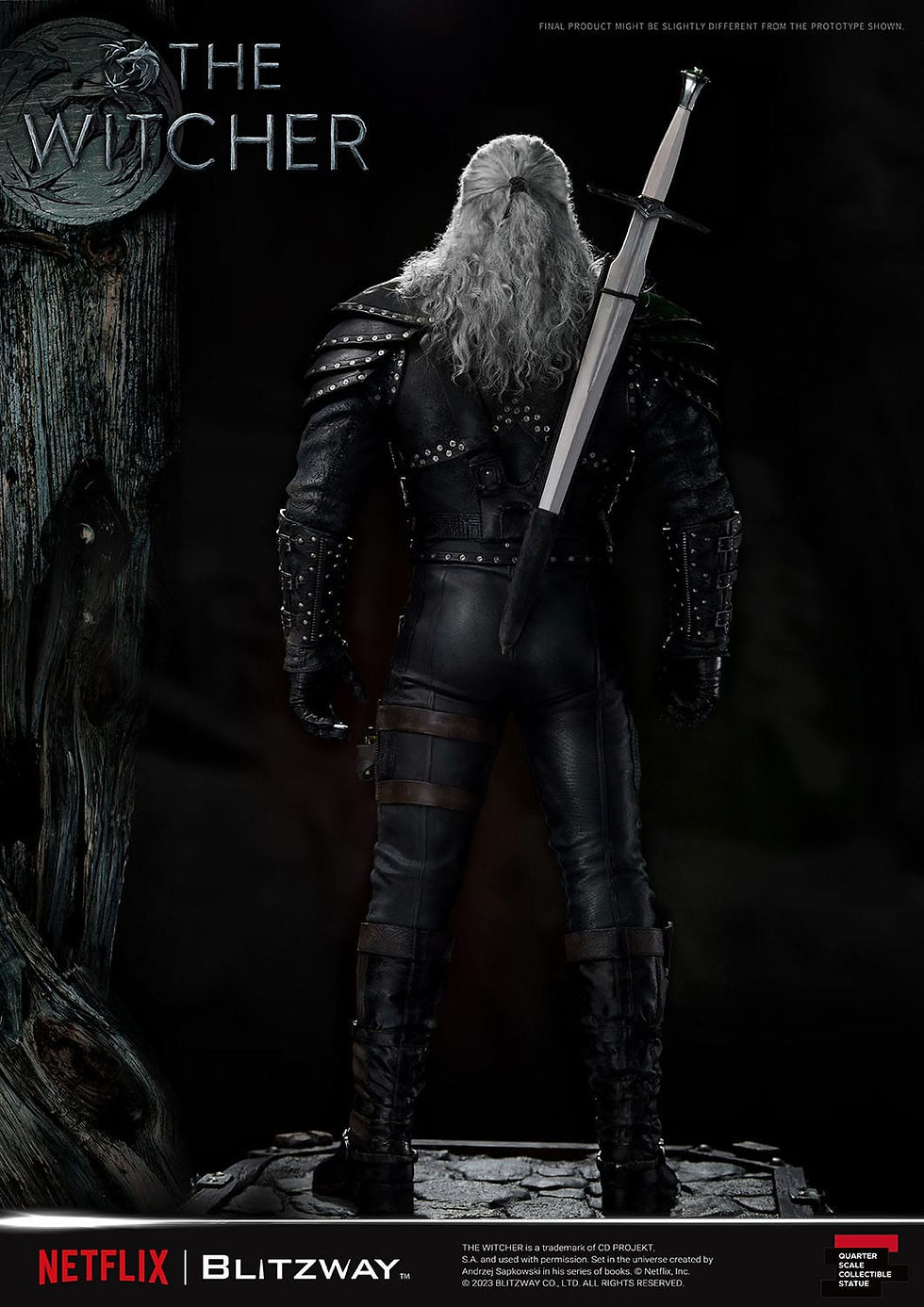 Miniatura: The Witcher Superb Scale Statue 1/4 Geralt of Rivia 56 cm