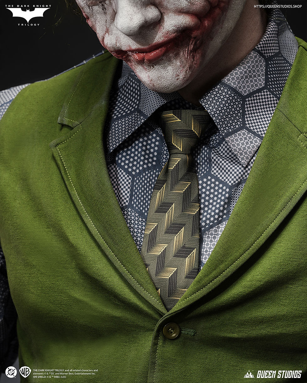 Miniatura: Queen Studios Batman The Joker 1/1 Heath LedgerBusto