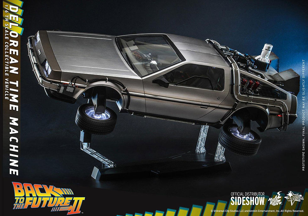Thumbnail: Back to the Future II Movie Masterpiece Vehicle 1/6 DeLorean Time Machine 72 cm