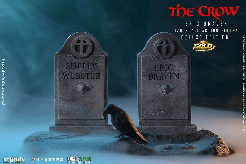 Miniatura: The Crow  Maestro Line 1/6 Luxury Eric Draven Deluxe GOLD Edition