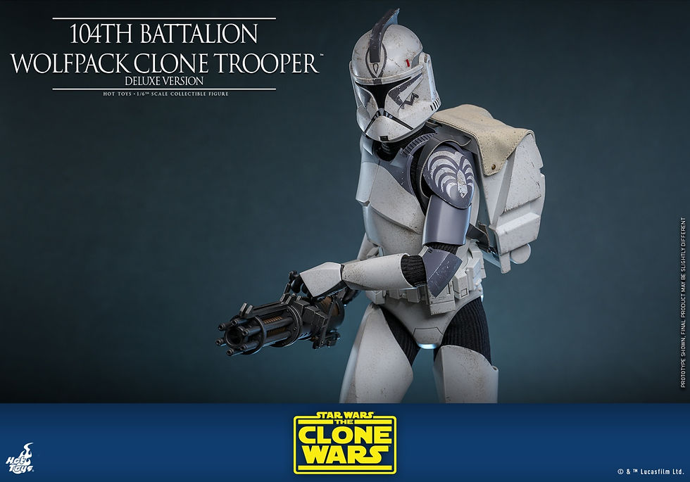 Miniatura: Star Wars: The Clone Wars 1/6 104th Battalion Wolfpack Clone Trooper DX  TMS143