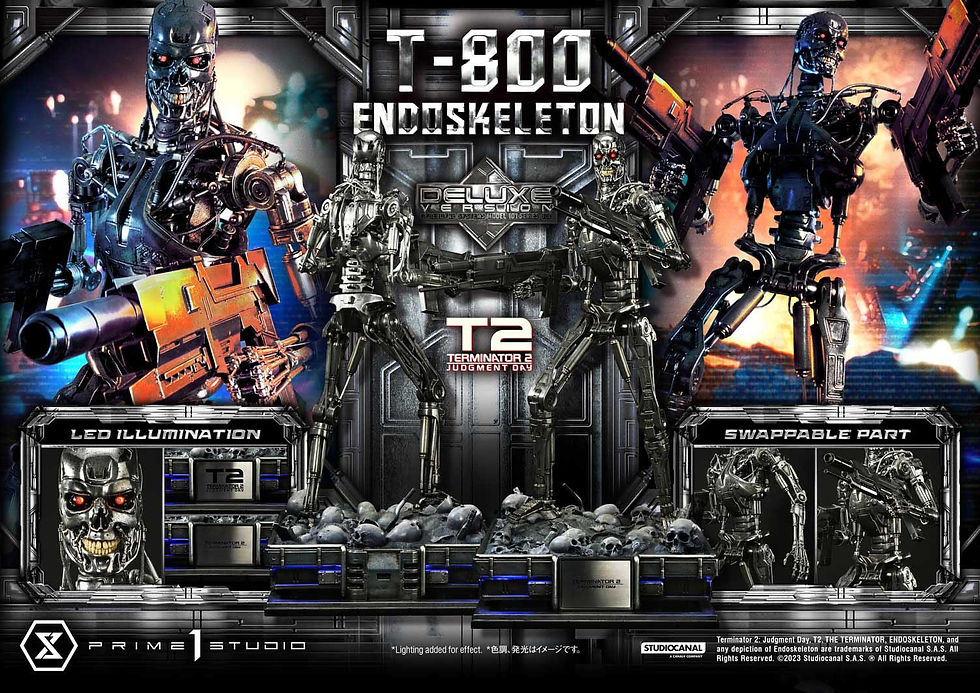 Thumbnail: Terminator 2  Judgment Day 1/3  T800 Endoskeleton Deluxe Version 74 cm