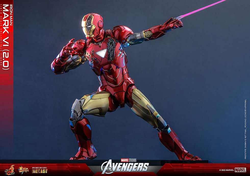 Miniatura: Marvel's The Avengers Diecast  1/6 Iron Man Mark VI 2.0 MMS687D52
