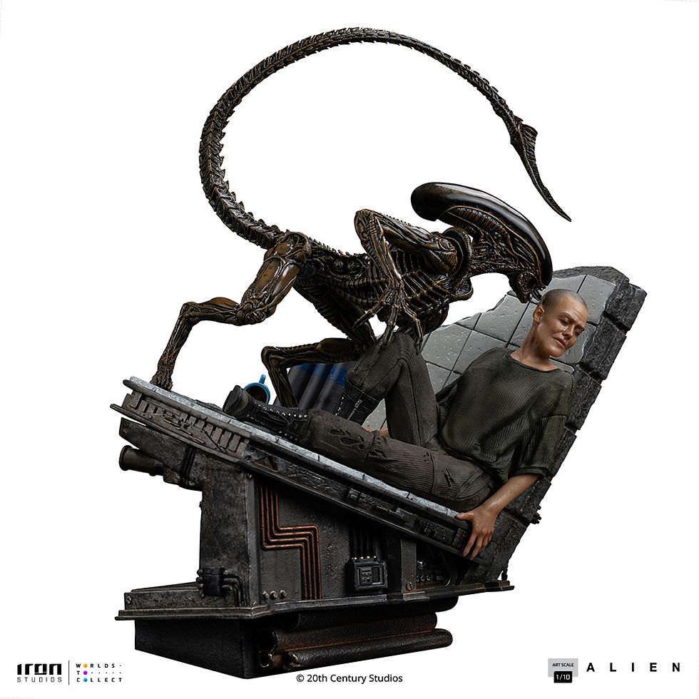 Miniatura: Alien 3 1/10 Ellen Ripley and Dog Alien