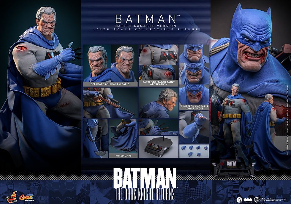 Thumbnail: Batman: The Dark Knight Returns 1/6  Batman Battle Damage  CMS031