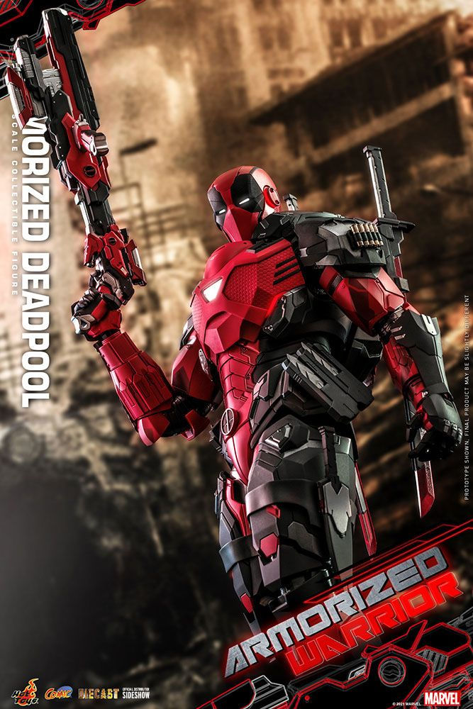 Miniatura: Marvel Comic Masterpiece Action Figure 1/6 Armorized Deadpool 33 cm