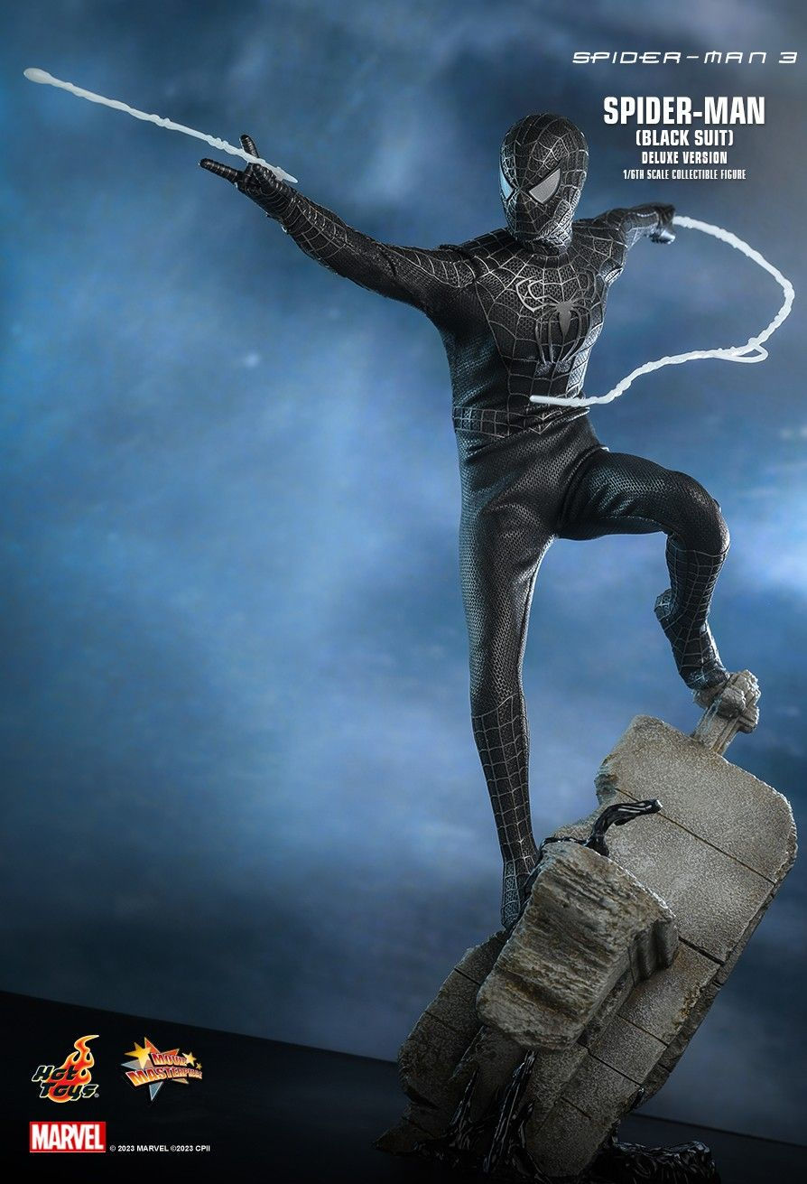 Thumbnail: Spider-man 3  Spider-man (black Suit) 1/6 Deluxe Edition 30 cm