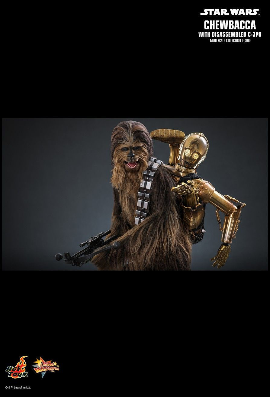 Miniatura: Star Wars Episode V: The Empire Strikes Back 1/6 Chewbecca with C-3PO MMS766