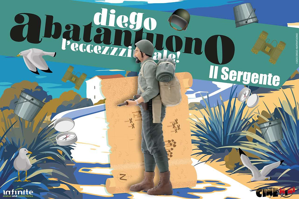 Thumbnail: Diego Abatantuono Sergente Lorusso cine-mini pvc 12,5 cm