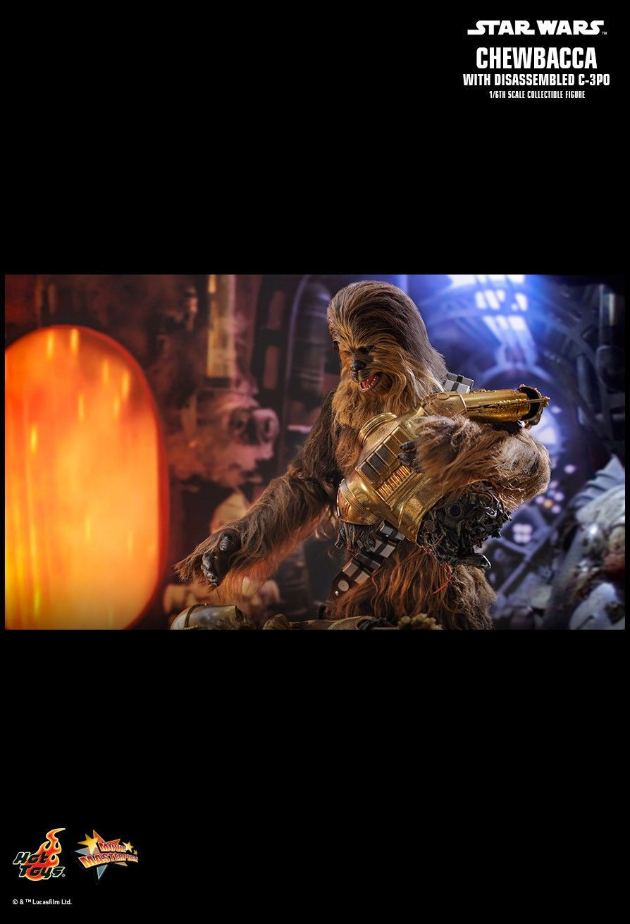 Miniatura: Star Wars Episode V: The Empire Strikes Back 1/6 Chewbecca with C-3PO MMS766