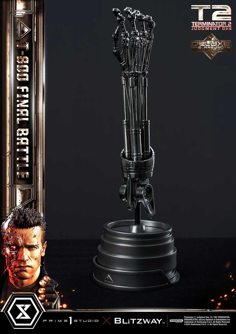 Thumbnail: Terminator 2 Museum Masterline  1/3 T-800 Final Battle Deluxe Version 75 cm