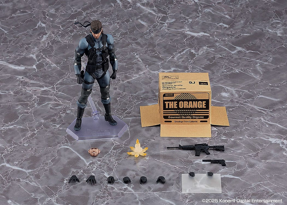 Miniatura: Metal Gear Solid 2: Sons of Liberty Figma Action Figure Solid Snake MGS2 Ver. Up