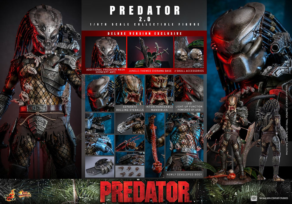 Miniatura: Predator 1987 1/6 Predator 2.0 MMS817 Deluxe Edition