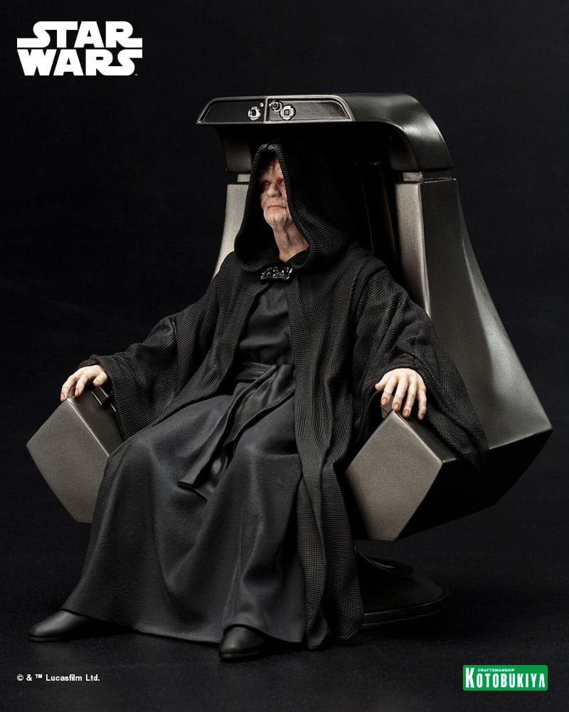 Thumbnail: Star Wars: Return of the Jedi ARTFX+ PVC Statue 1/10 Emperor Palpatine 16 cm