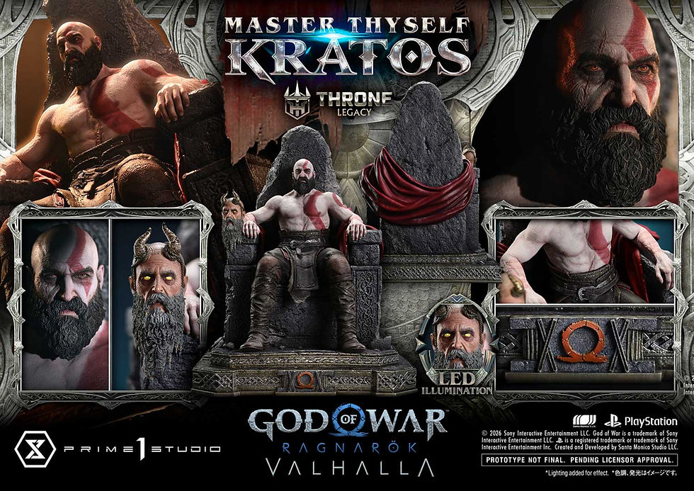 Thumbnail: God of War: Ragnarok Valhalla 1/3 Master Thyself Kratos TLCGOW-01