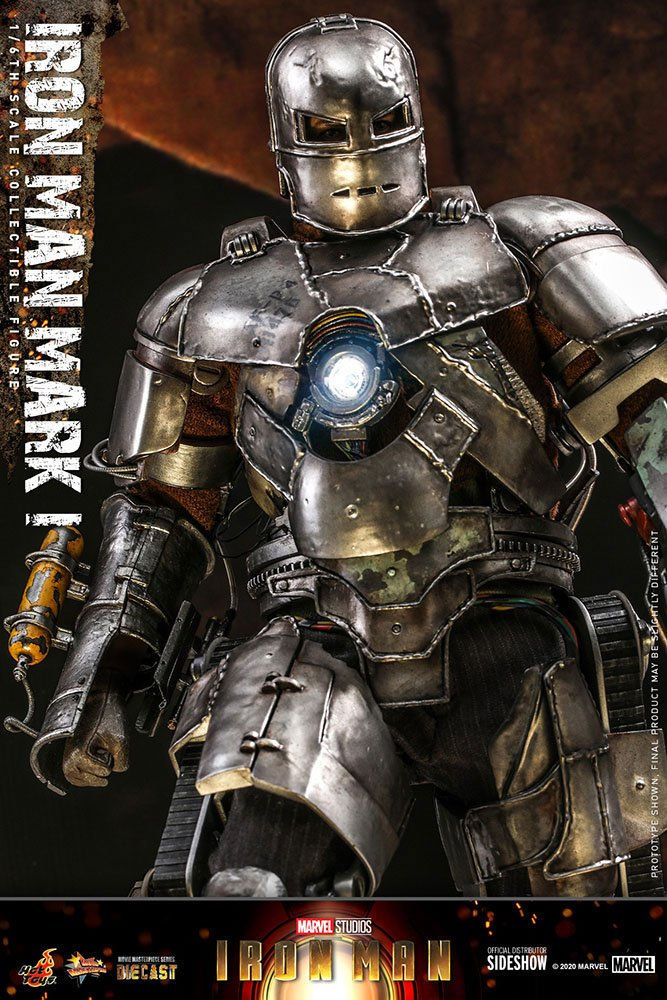 Miniatura: Iron Man Movie Masterpiece Action Figure 1/6 Iron Man Mark I 30 cm
