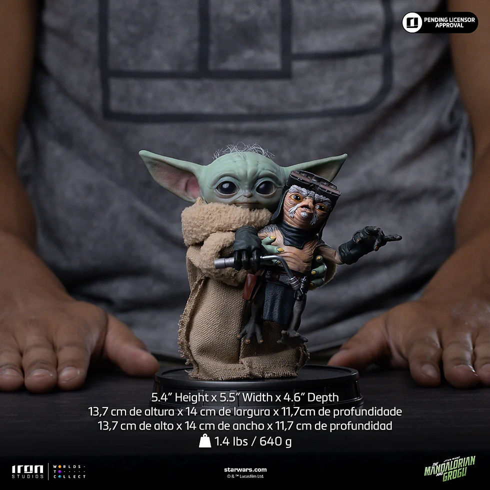 Miniatura: Mandalorian and Grogu Movie - Grogu Collection 1/4 - Iron Studios