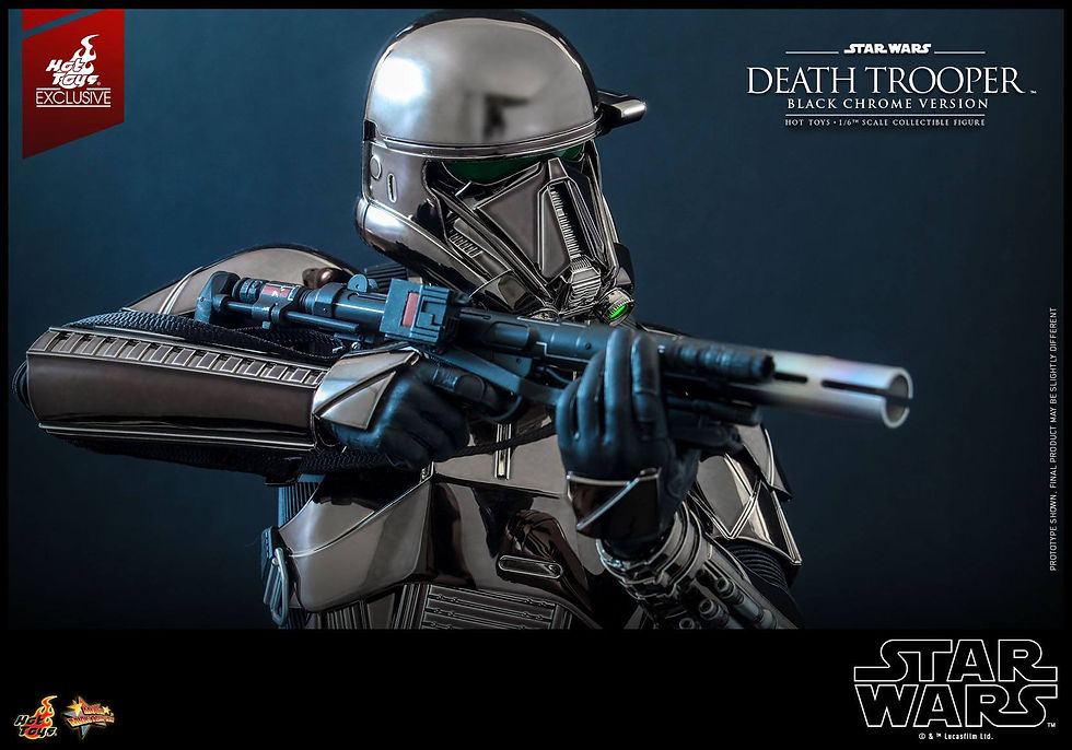 Miniatura: Star Wars Action Figure 1/6 Death Trooper (Black Chrome) MMS621