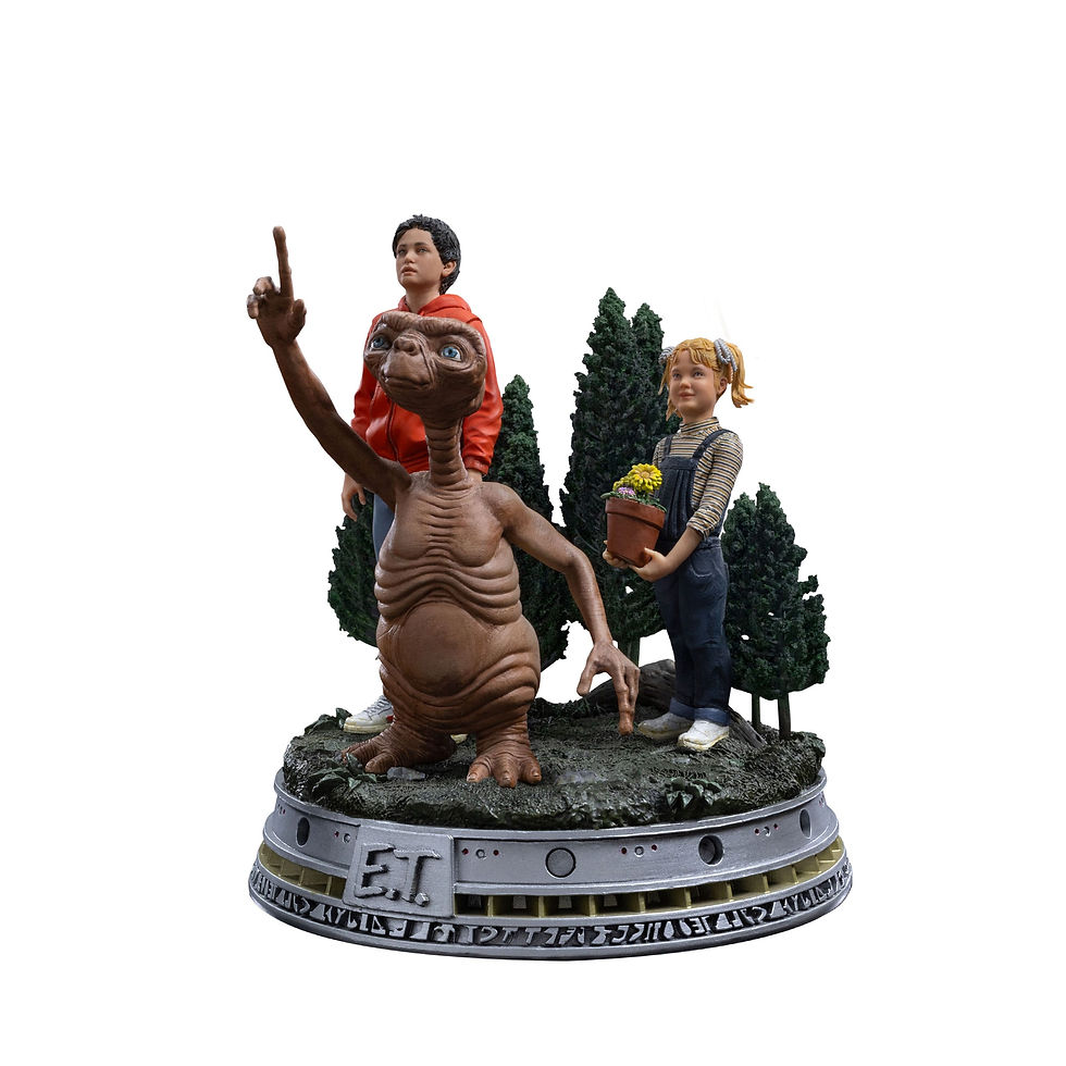 Thumbnail: E.T. The Extra-Terrestrial Deluxe Statue 1/10 E.T., Elliot and Gertie 19 cm