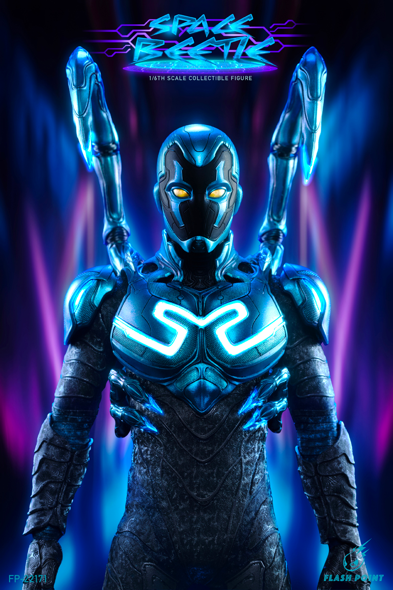 Miniatura: DC Comics Blue beetle 1/6 Space Beetle
