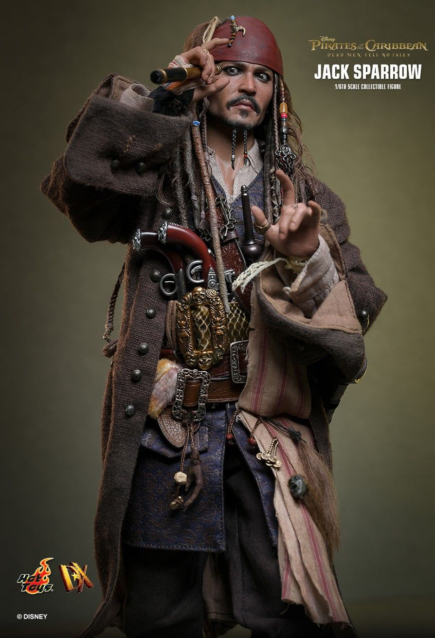 Miniatura: Pirates of The Caribbean:Dead Men Tell No Tale 1/6 Jack Sparrow DX37