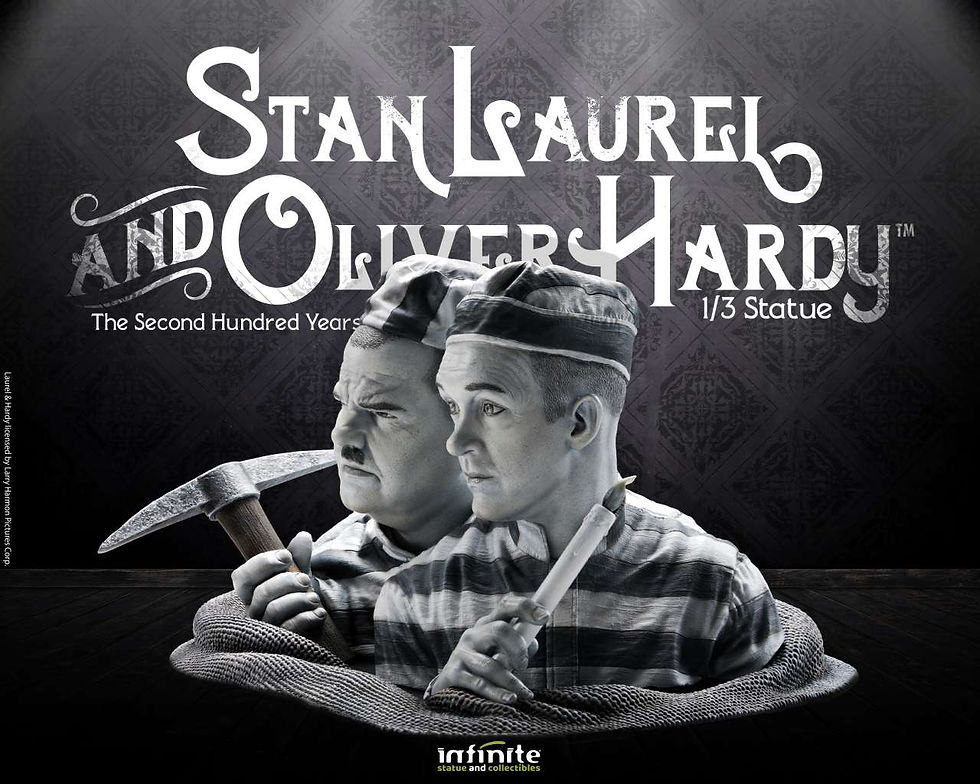 Miniatura: Stan Laurel & Oliver Hardy 1/3 Statue
