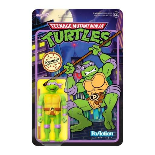 Miniatura: Teenage Mutant Ninja Turtles Reaction Figure W7 Toon PACK 4 FRATELLI