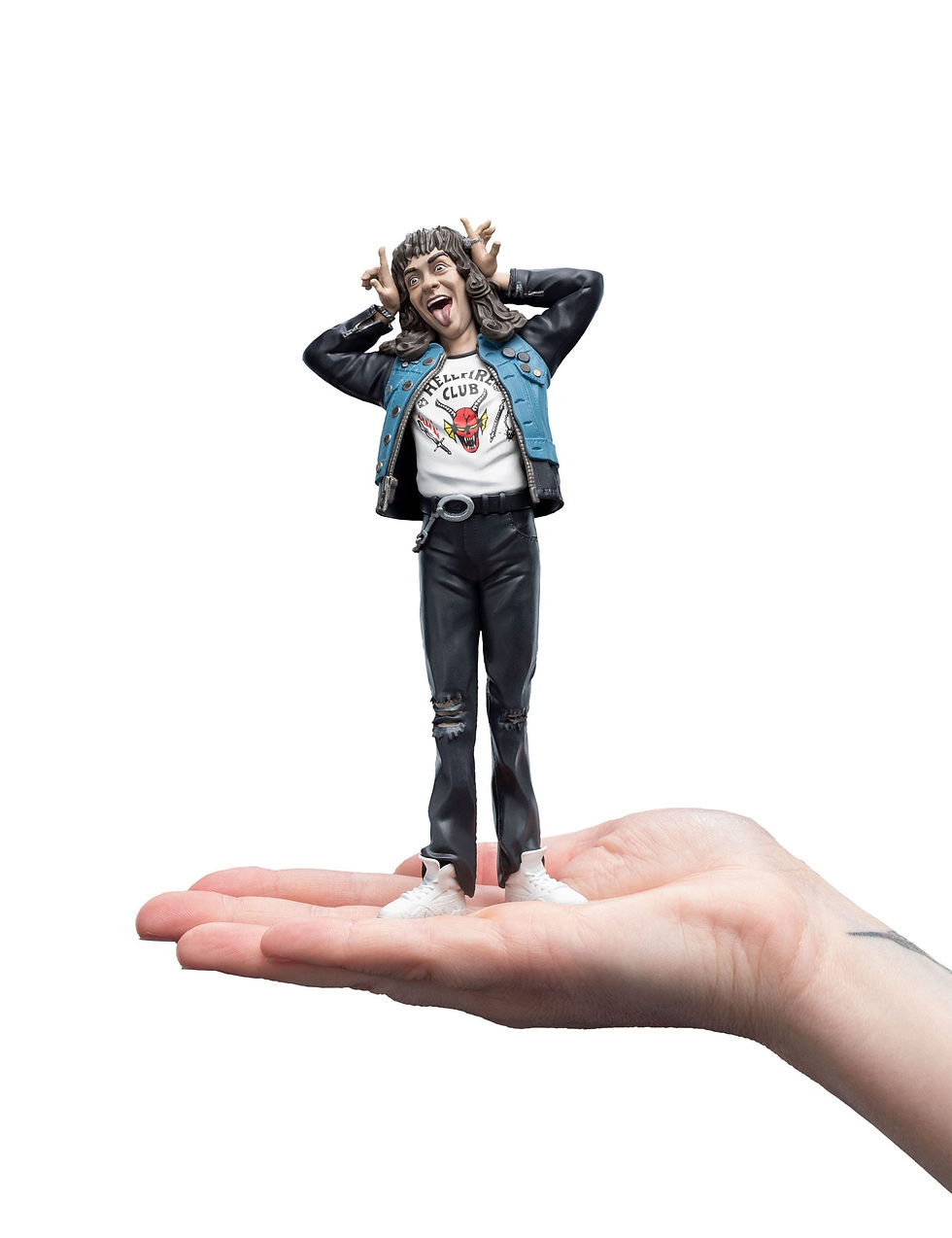 Thumbnail: Stranger Things Mini Epics Vinyl Figure Hellfire Eddie Limited Edition 18 cm