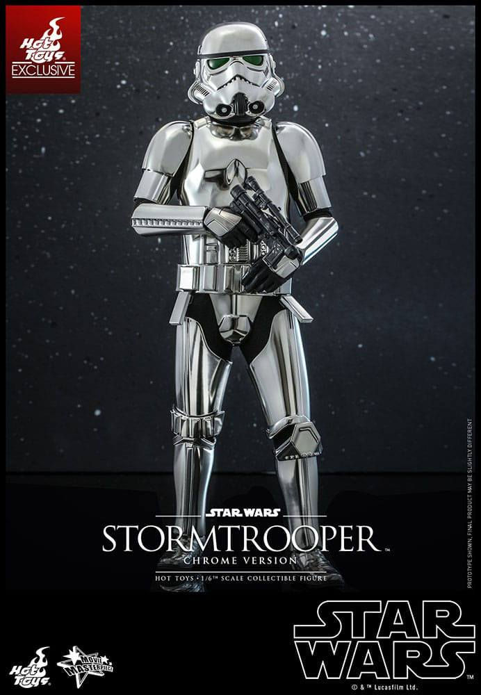 Thumbnail: Star Wars Movie Masterpiece  1/6 Stormtrooper (Chrome Version) MMS615