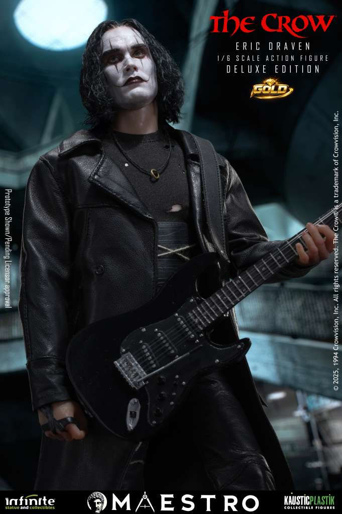 Miniatura: The Crow  Maestro Line 1/6 Luxury Eric Draven Deluxe GOLD Edition
