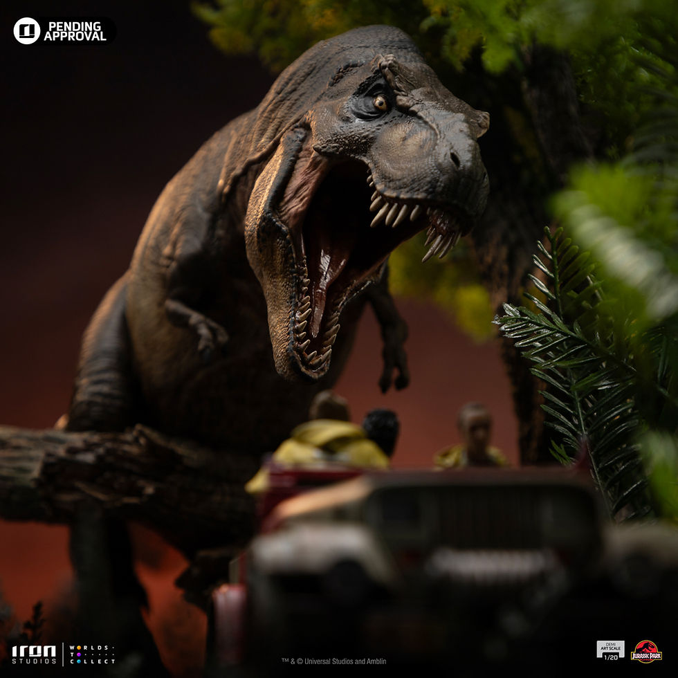 Thumbnail: Jurassic Park 1/20 T-rex Diorama Statue
