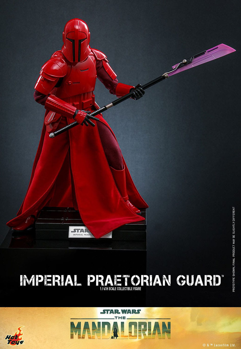Miniatura: Star Wars: The Mandalorian Action Figure 1/6 Imperial Praetorian Guard 30 cm