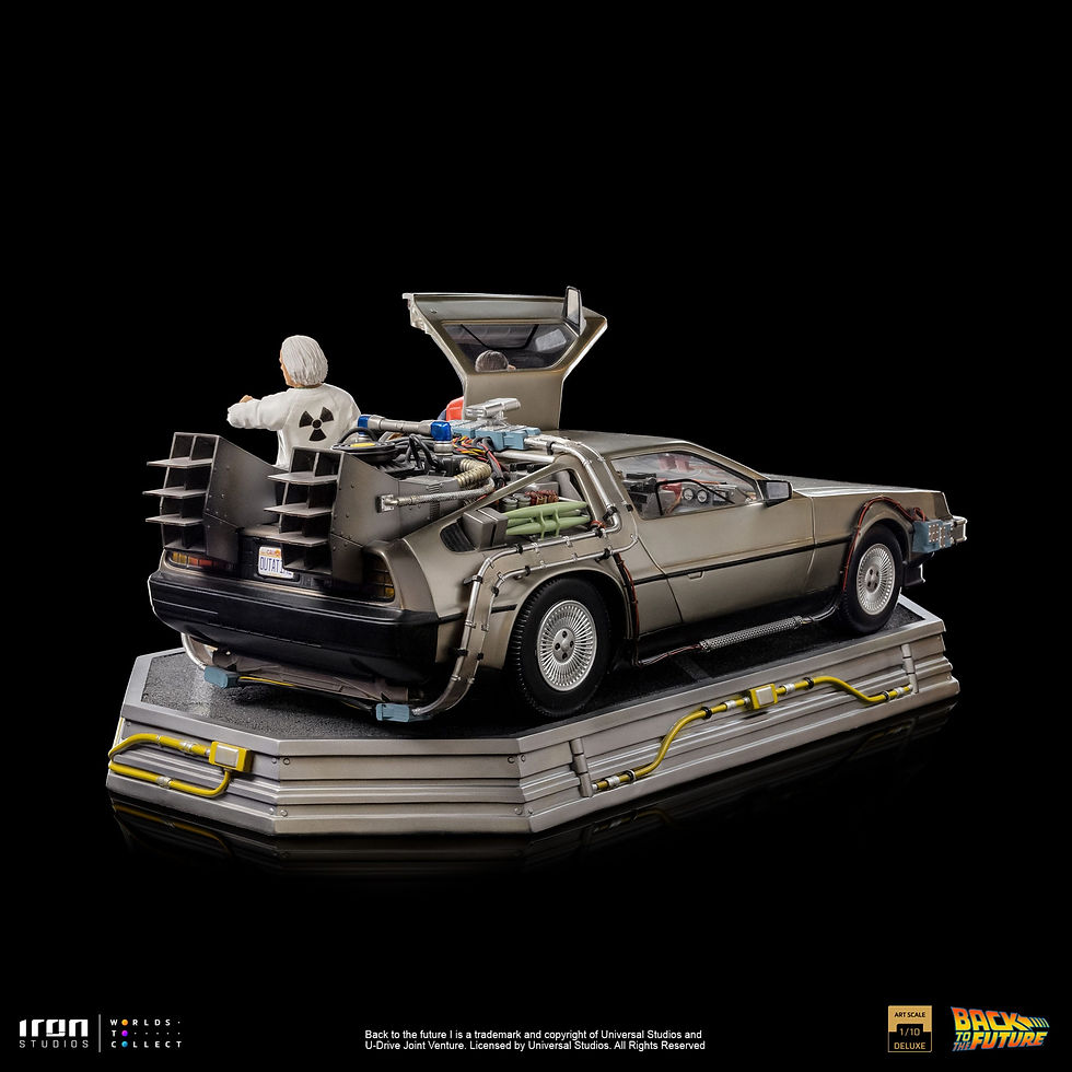 Miniatura: Back to the Future 1/10 FULL SET DeLorean